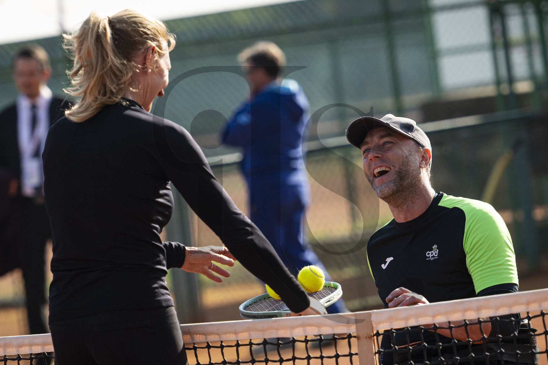 Steffi Graf e Luca Paiardi (foto Perottino)