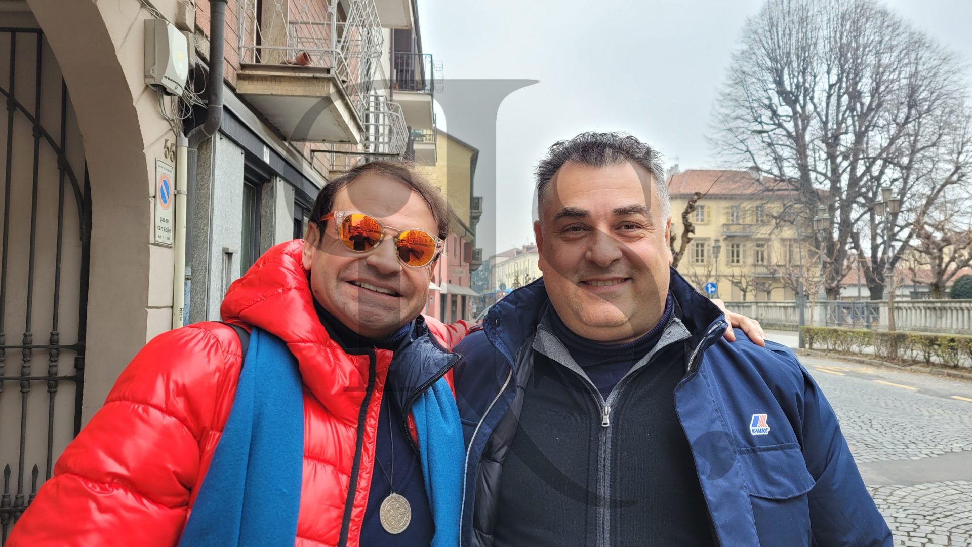 Maurizio Scandurra (a sinistra) con Giovanni Riggio